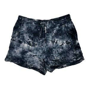 Torrid Black Tie Dye Crinkle Gauze Shorts 2X
